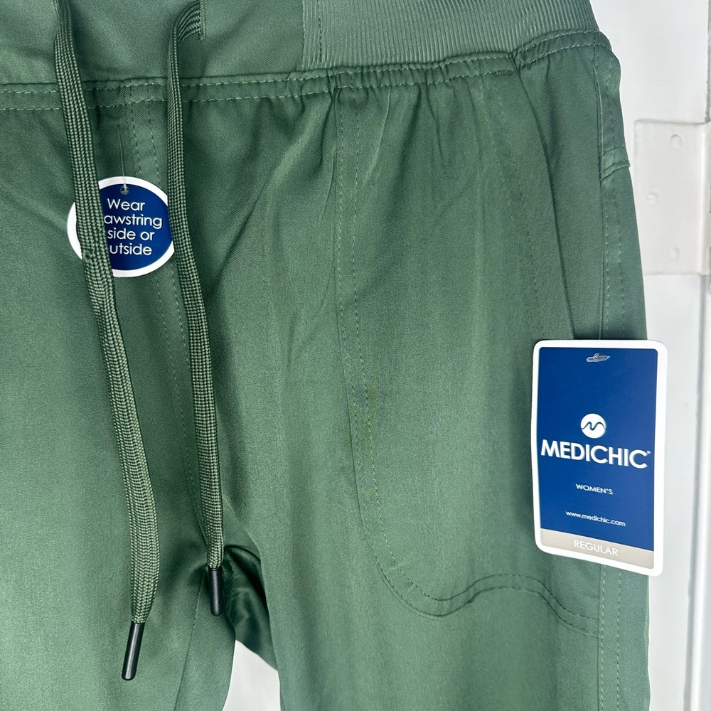 Medichic Olive Green Drawstring Pants Size Small NWT
